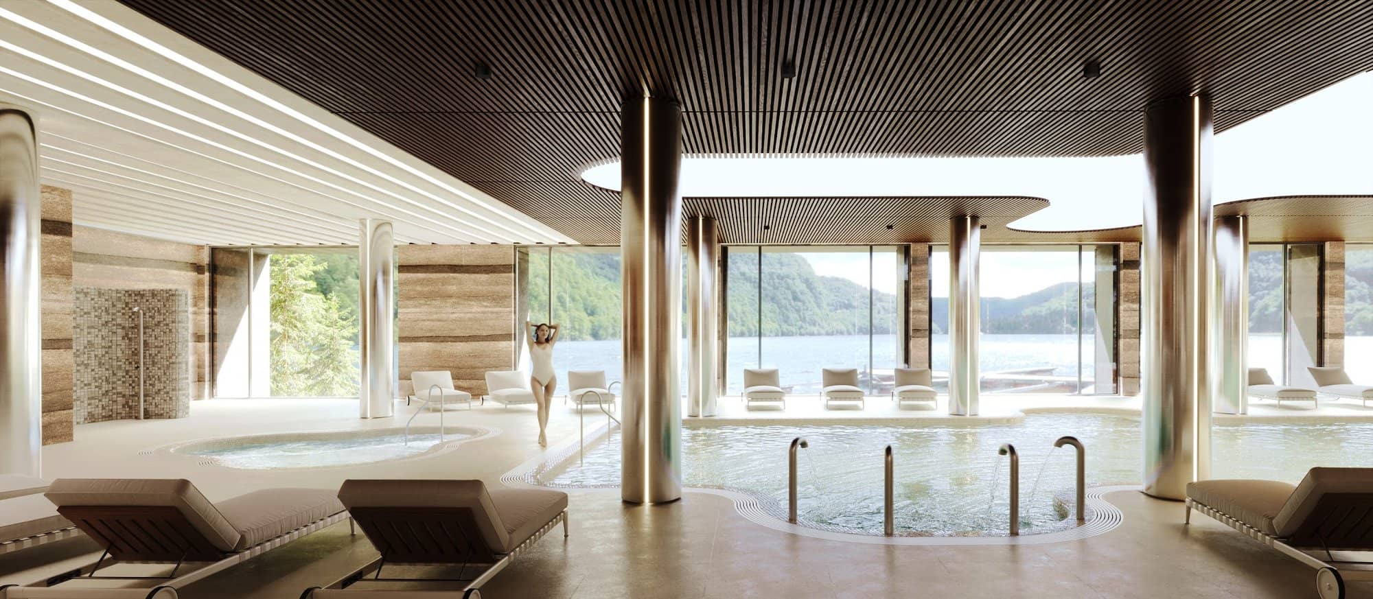 Aura SPA с видом на Катунь